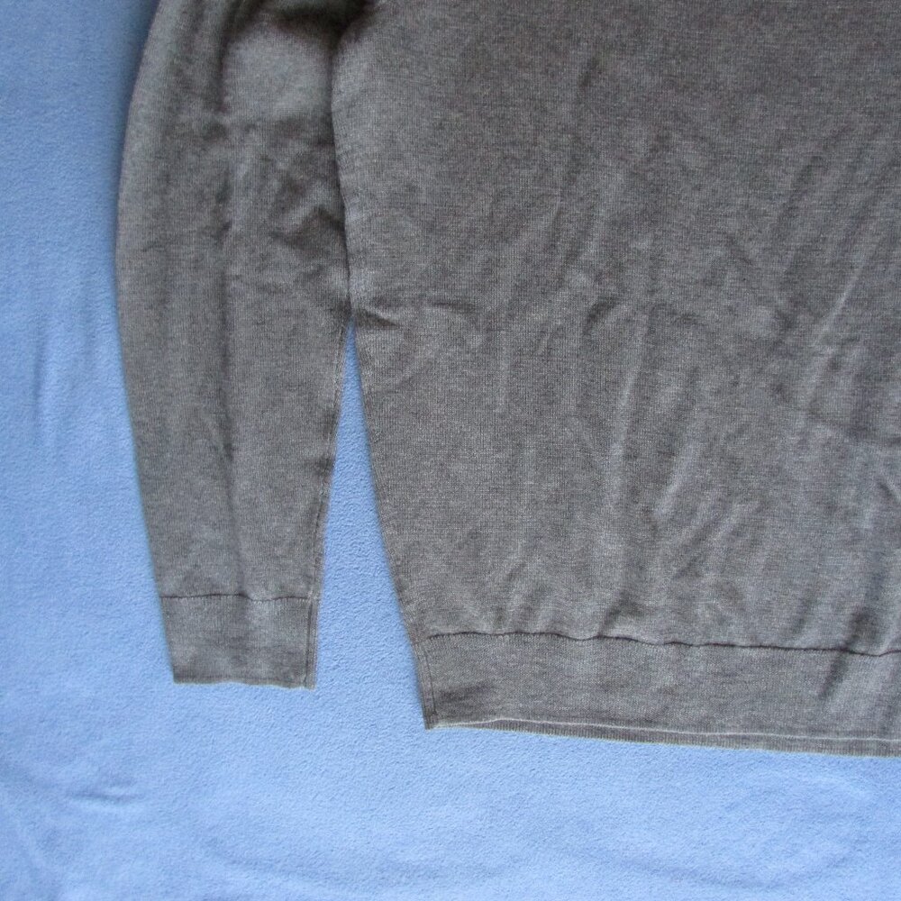 Black Brown 1826 Gray Crewneck Sweater - Picture 11 of 14